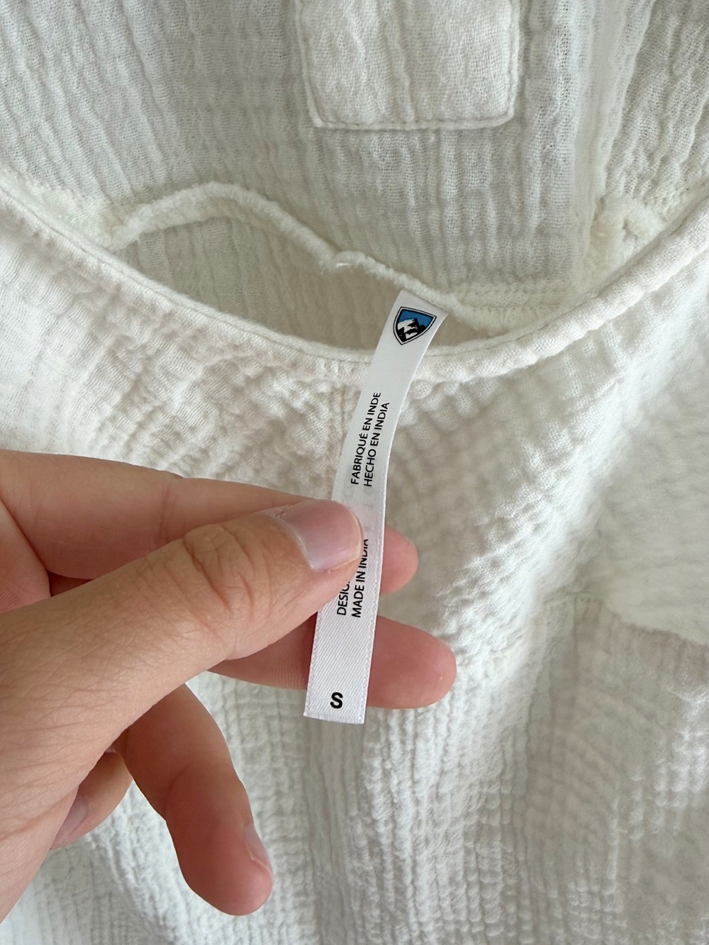 Kuhl Klover Cotton Gauze Tank in White - Picture 6 of 9